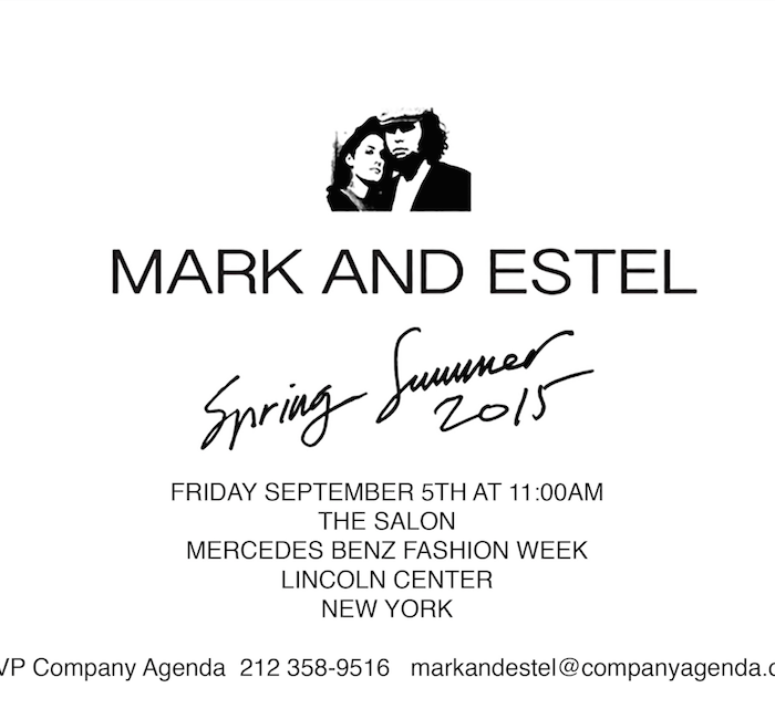 Mercedes-Benz Fashion Week SS15: Mark and Estel