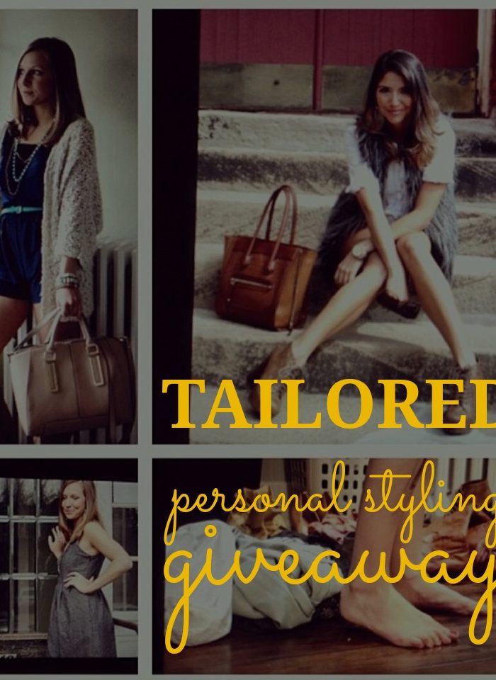 Fashion Tips & Personal Styling Giveaway from TAILORED