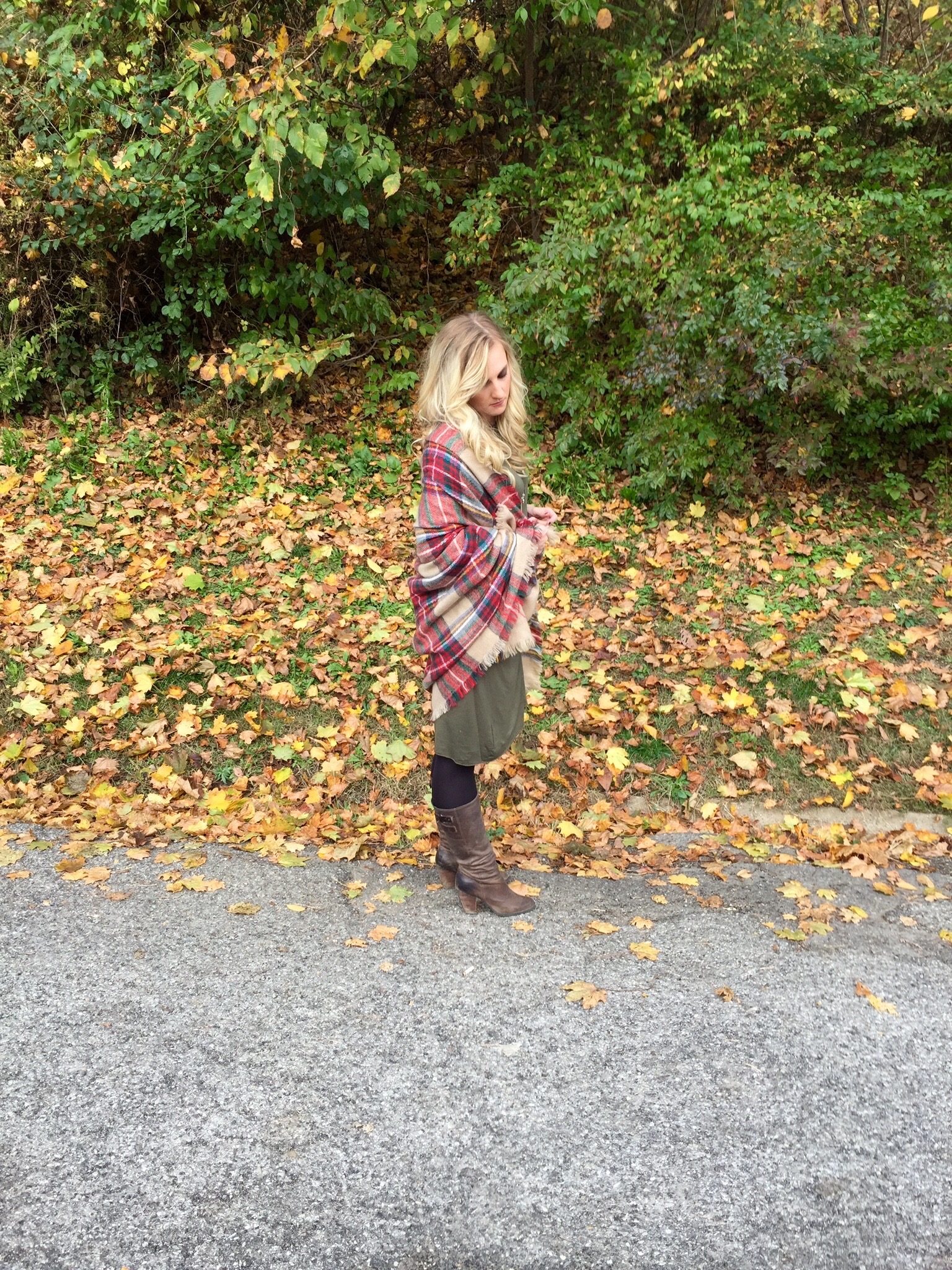 How to Wear a Blanket Scarf - Allyn Lewis