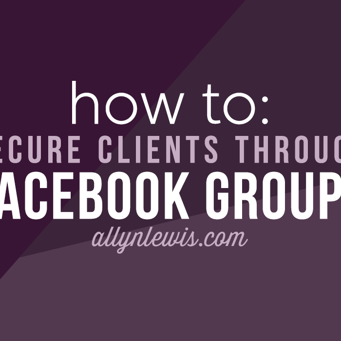 How to Secure Clients Through Facebook Groups