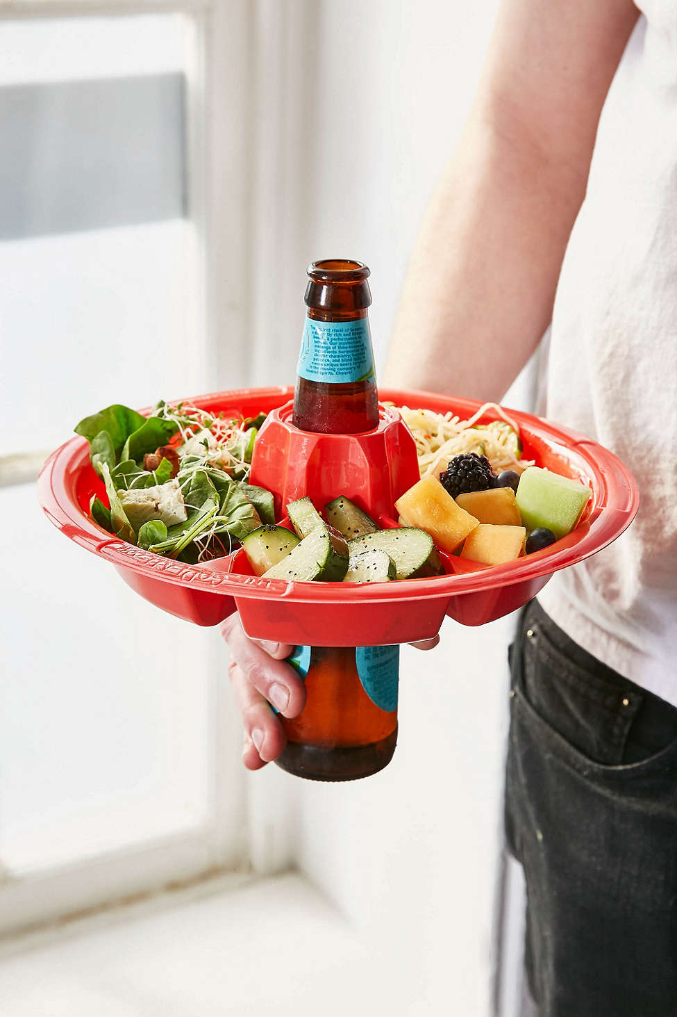 beer and food holder | Any one of these finds from Urban Outfitters could make your next get summer together the party of the century.
