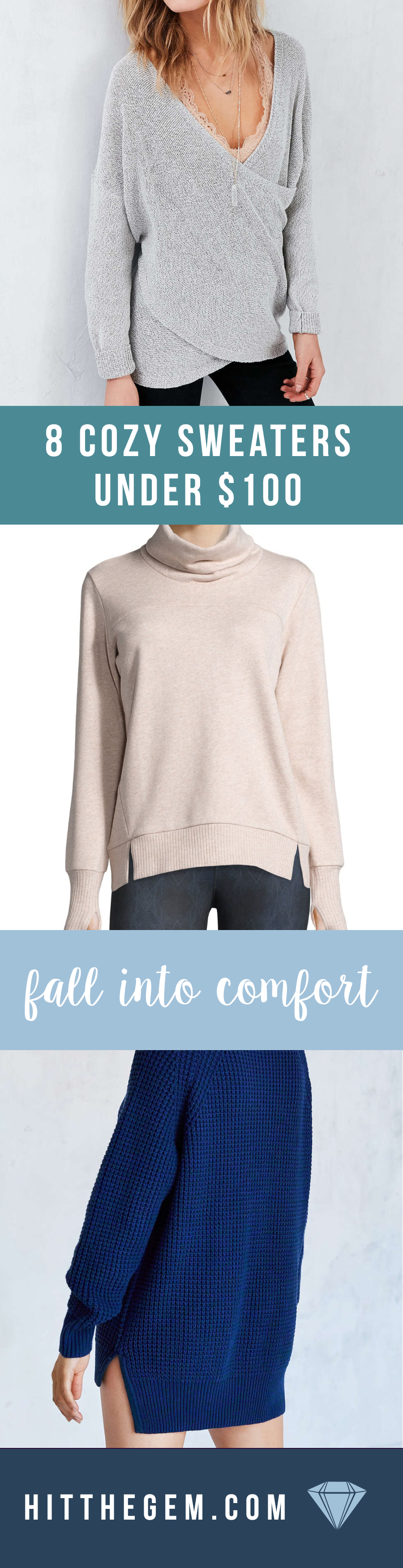 8 of the coziest sweaters to fall into comfort AND they're all under $100! // chunky sweaters, fall style, fall outfits