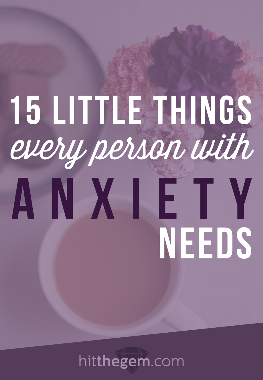 Calming things to help you feel grounded when anxiety's getting the best of you.