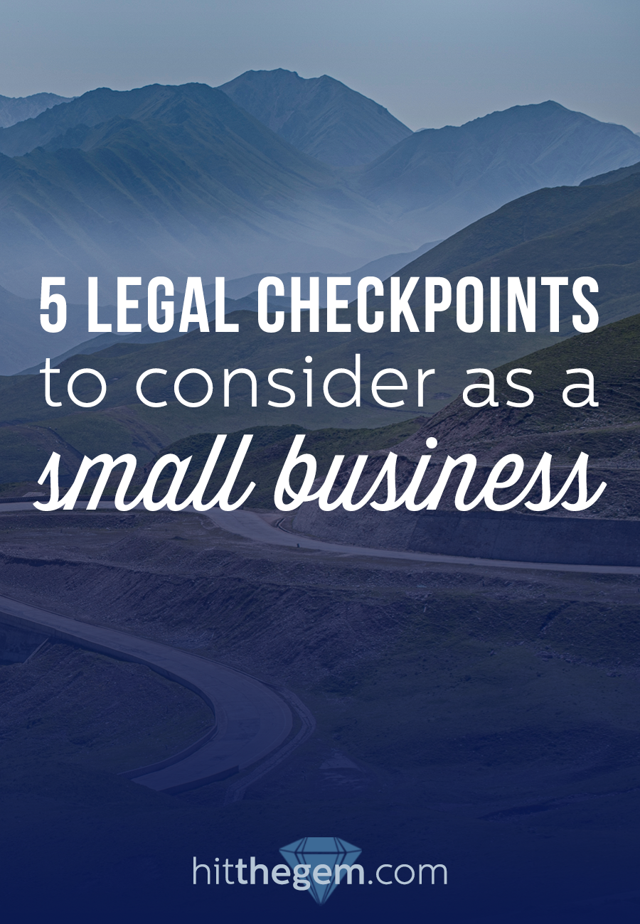 Joey Vitale, Attorney for Creatives at Indie Creative Law gives 5 legal checkpoints you need to consider as a new business.