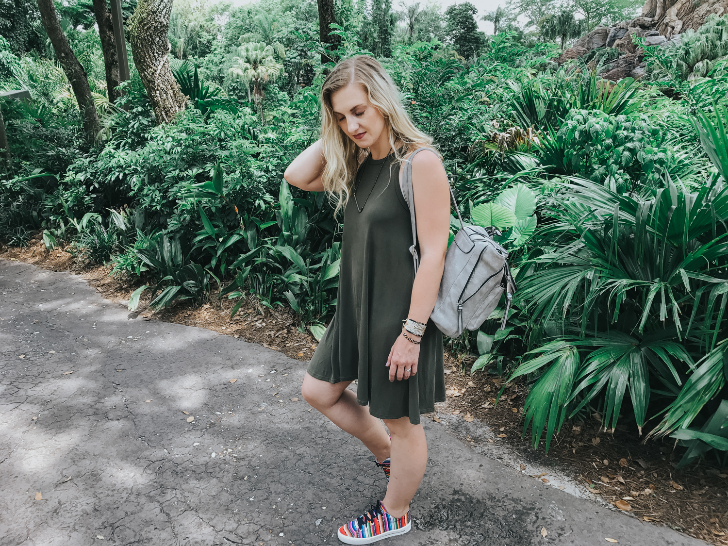 ISKAY Shoes - the comfortable, colorful sneakers I wore around Disney's Animal Kingdom (they have high tops too!)