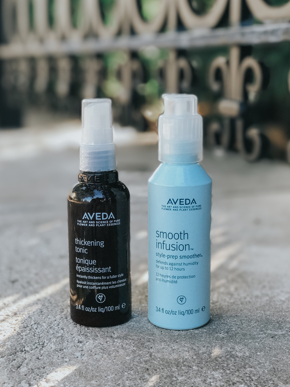 Apply Aveda's Smooth Infusion Style-prep Smoother on damp hair to defends against humidity for up to 12 hours