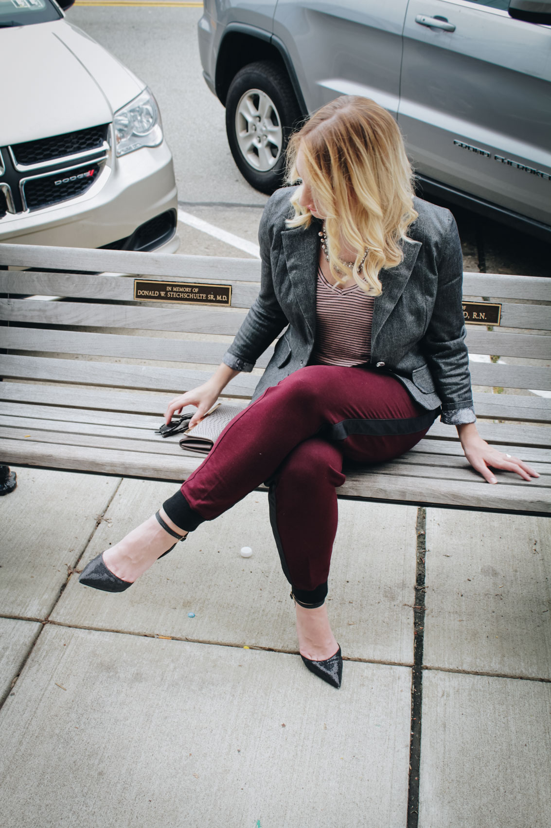 How to Dress Up Jogger Pants - Allyn Lewis