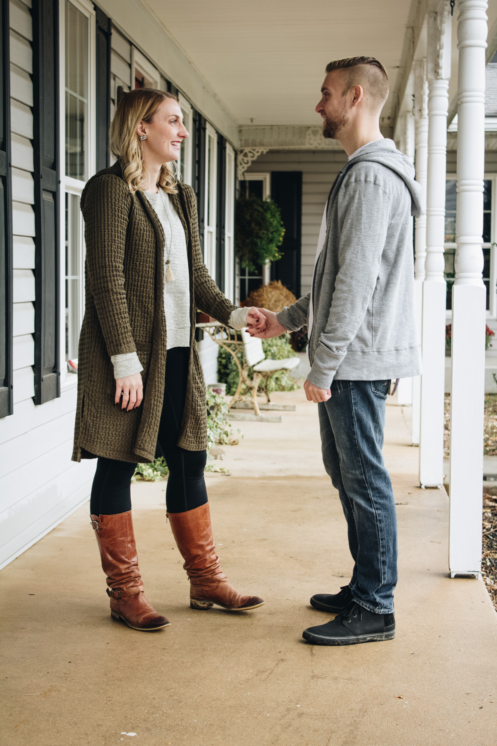 His + Hers: Warm and cozy fall outfits worn during our trip to Hershey, PA