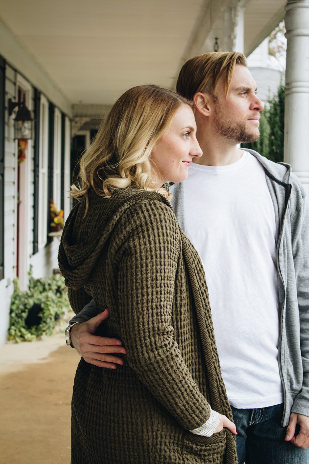 His + Hers: Warm and cozy fall outfits worn during our trip to Hershey, PA