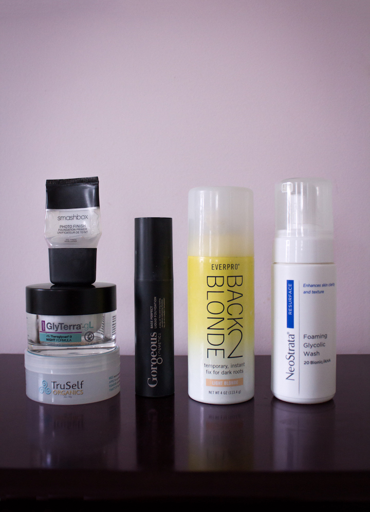 This round of empties includes reviews of NeoStrata Foaming Glycolic Wash, TruSelf Organics Detoxifying Mask, Smashbox Photo Finish Primer, Gorgeous Cosmetics Base Perfect Liquid Foundation, and EVERPRO Back2Blonde Temporary Root Concealer