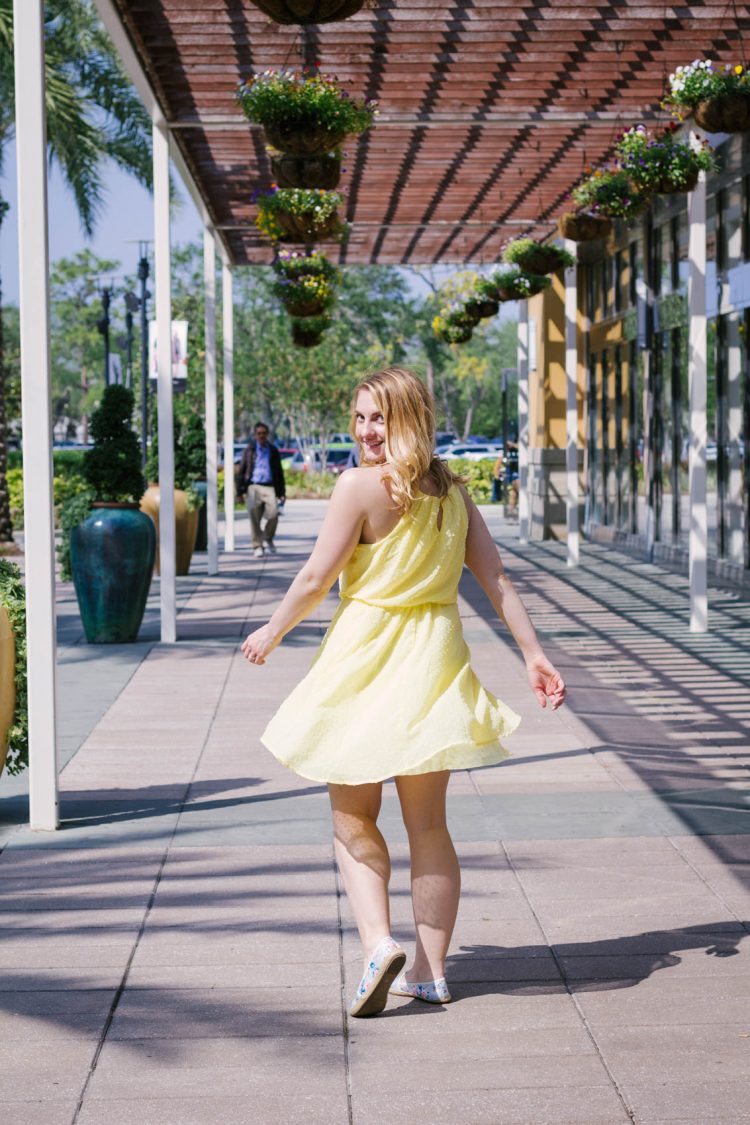 Now that we're finally coming out of what seemed like an eternity of winter, it's time to soak up the sun in cute dresses! My go-to is currently a gorgeous yellow swiss dot dress, but the most important thing when shopping for spring is that you find styles that make you happy!