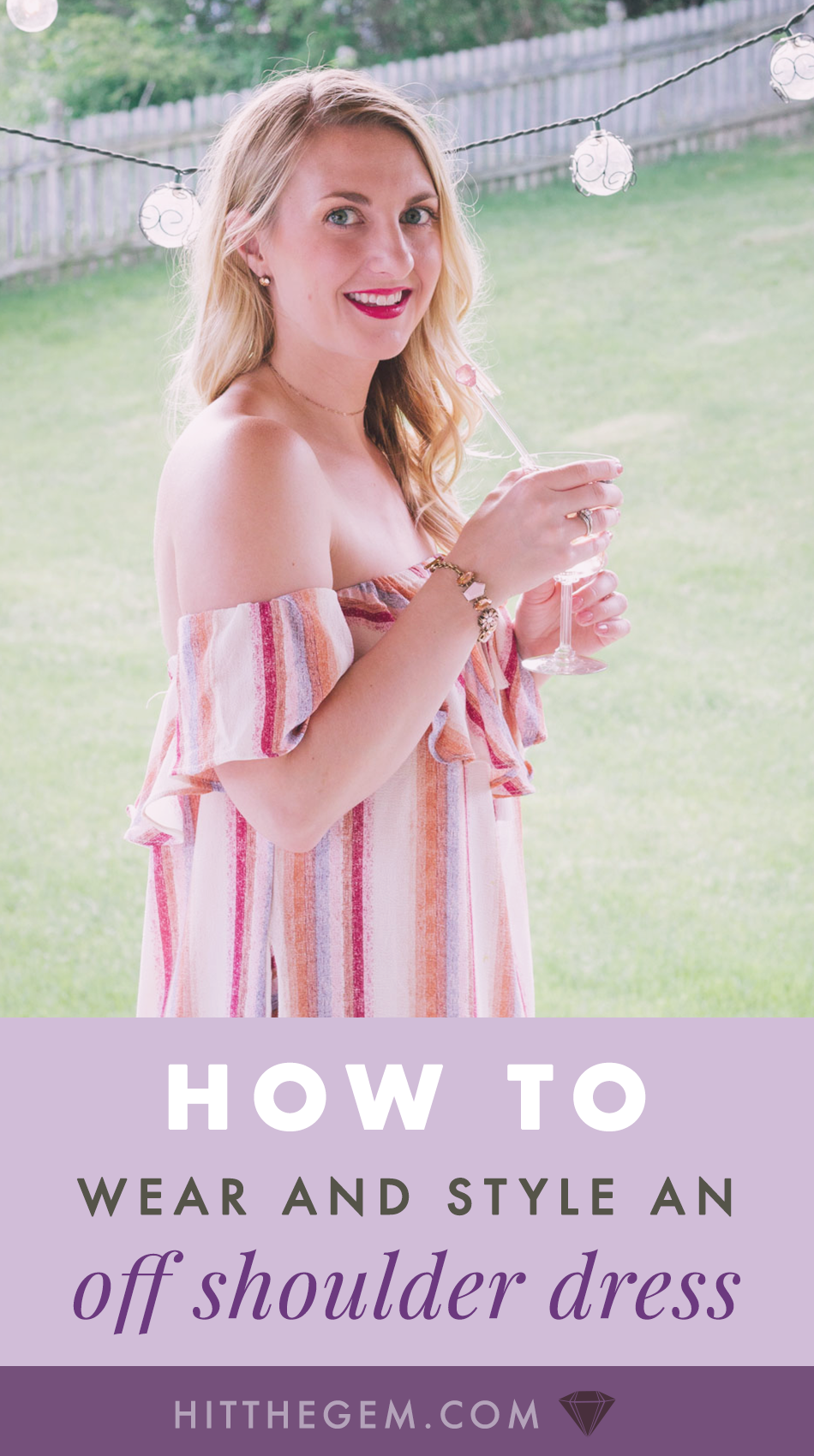 How to Wear and Style an Off Should Dress for Summer