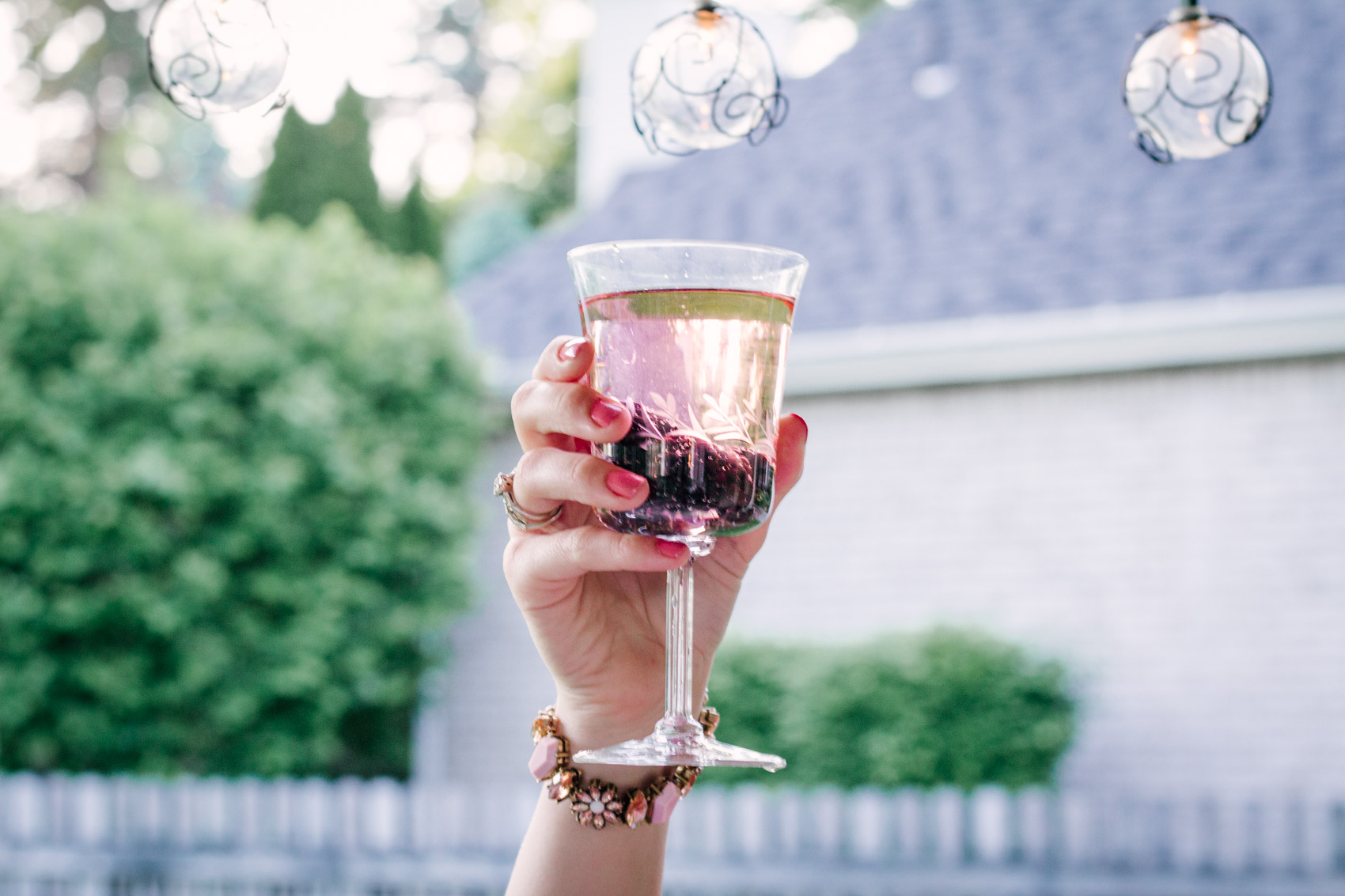 Summer Entertaining Tips - Buy Twinkle String Lights (and Rosé)