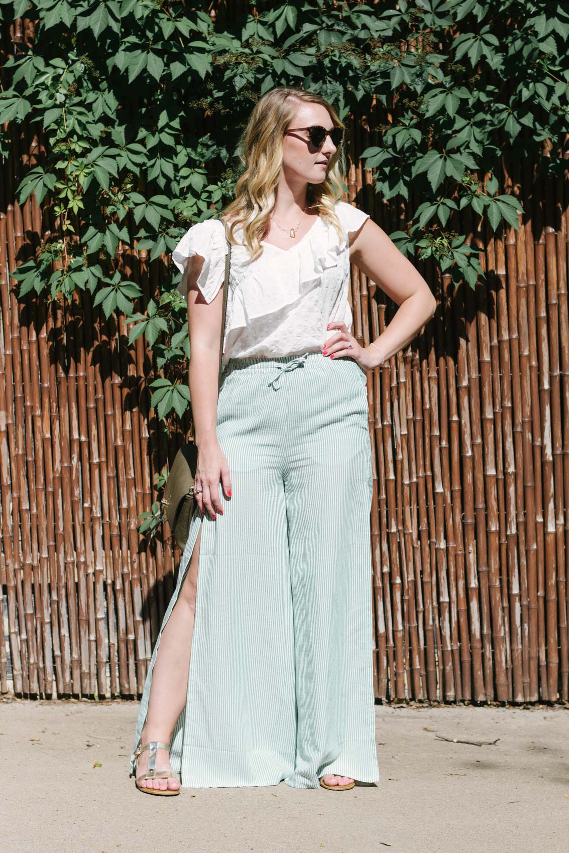 Fashion this season is all about function, and these wide-leg striped pants from Onia are both gorgeous and functional for any summer occasion!