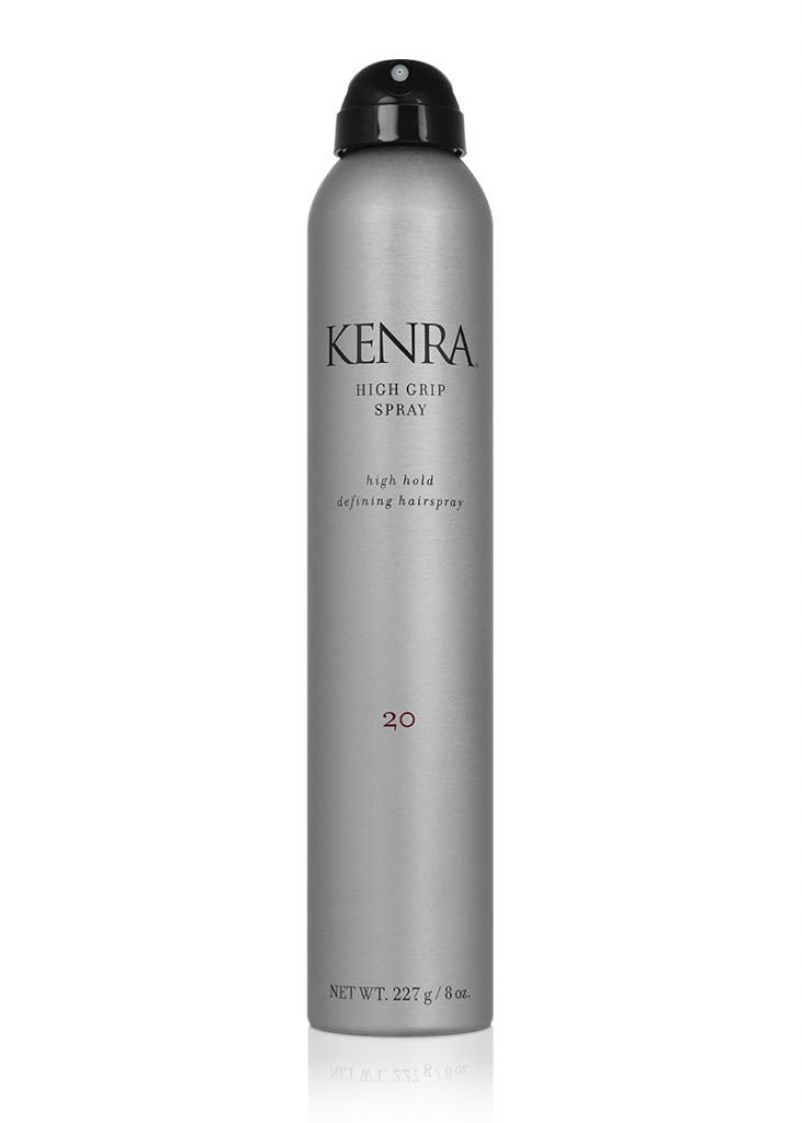 The Kenra High Grip Hair Spray adds life and lift to your hair without that crunchy, sticky feel. Use a little for a soft hold or spray a few times for styles that have a harder time staying in place.