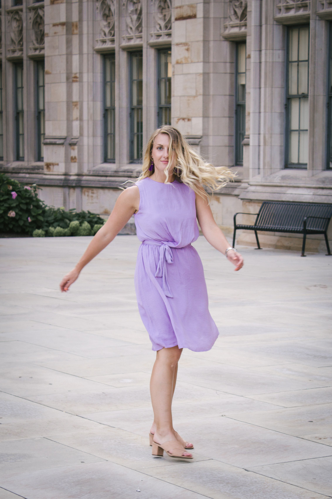 During a recent Target run (which happens almost every day, because, you know, Target is incredible), I bought this purple dress perfect for all summer occasions - especially as a wedding guest dress!