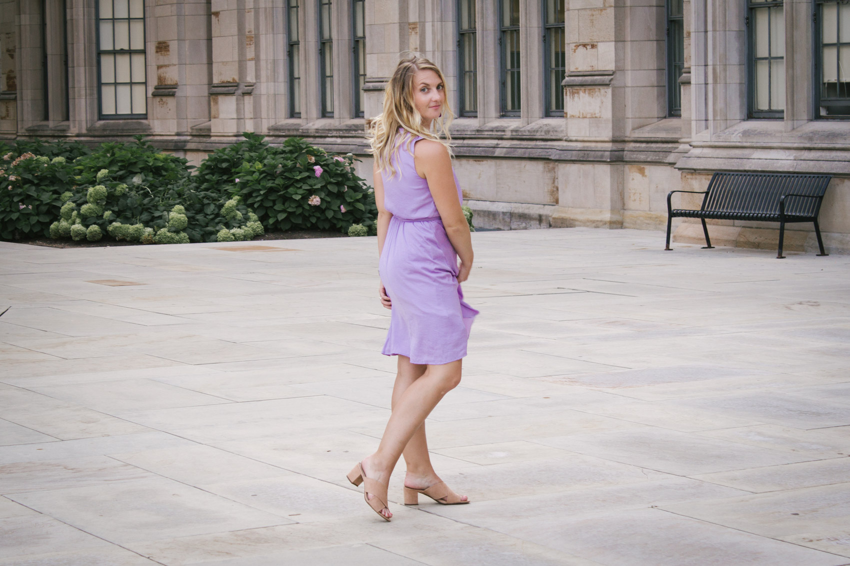 During a recent Target run (which happens almost every day, because, you know, Target is incredible), I bought this purple dress perfect for all summer occasions - especially as a wedding guest dress!