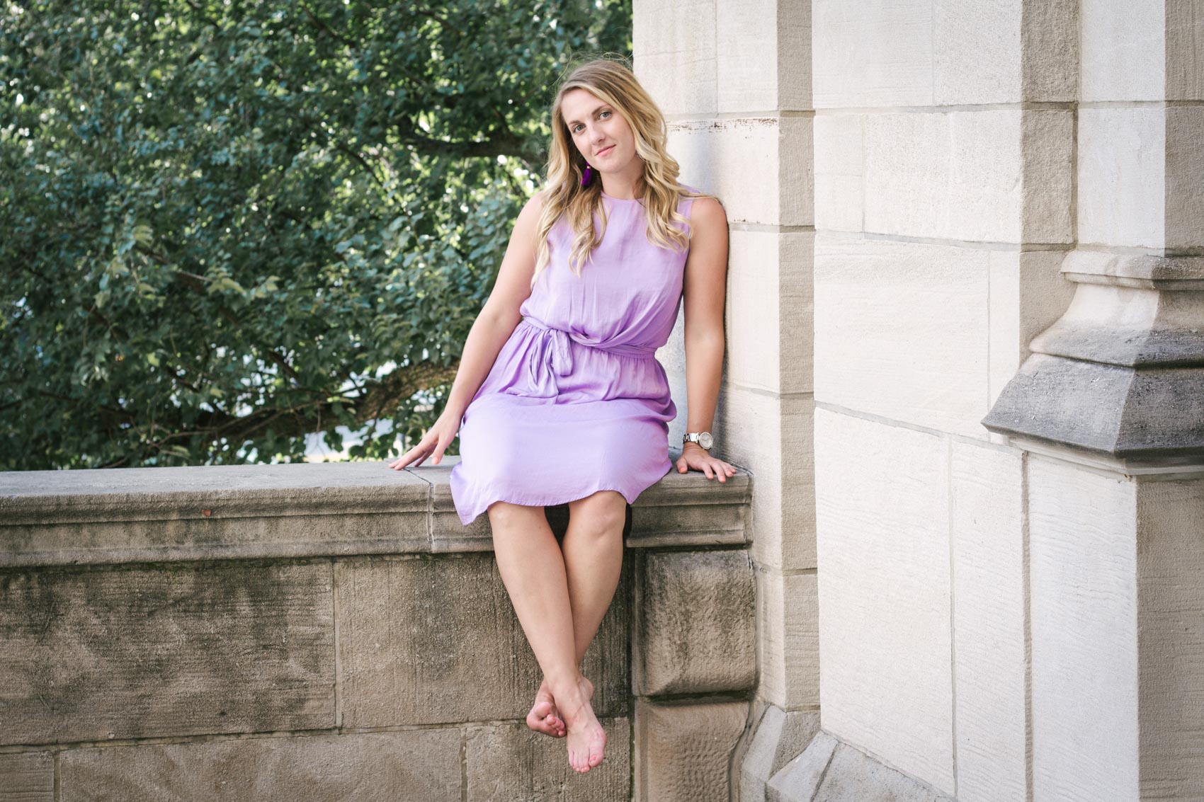 During a recent Target run (which happens almost every day, because, you know, Target is incredible), I bought this purple dress perfect for all summer occasions - especially as a wedding guest dress!