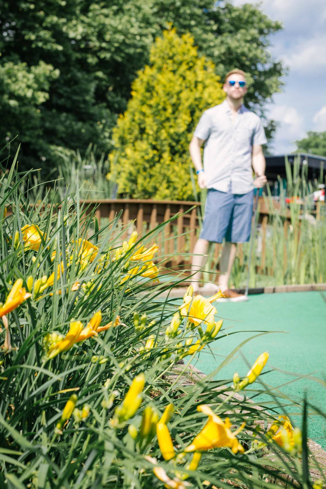 Our untypical Father's Day this year was spent mini golfing at Caddie Shak Pittsburgh, and it turned out to be a fun day surrounded by beautiful scenery.