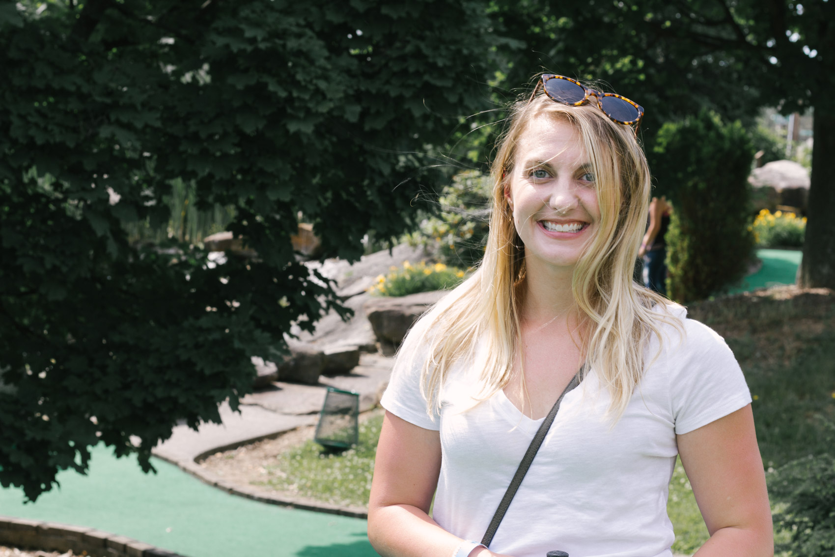 Our untypical Father's Day this year was spent mini golfing at Caddie Shak Pittsburgh, and it turned out to be a fun day surrounded by beautiful scenery.