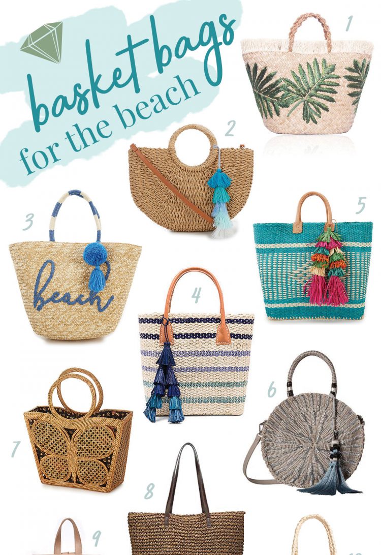 Woven, wicker, and straw basket bags have become a staple of summer. From circular shapes to chic backpacks, here's the best bags to sport the trend. By lifestyle blogger Allyn Lewis of The Gem - hitthegem.com