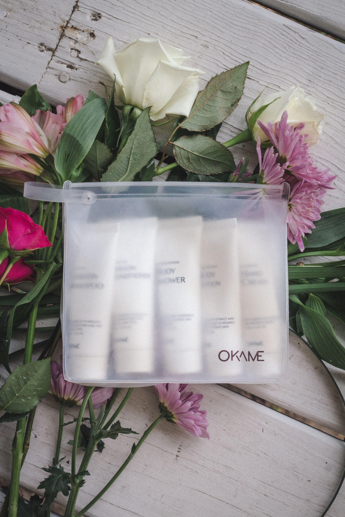 I was recently introduced to Okame Skincare (which means happy mask in Japanese) - a newly launched Asian beauty brand focused on simple, nature inspired products with non-toxic ingredients that are effective for skin types across the board. I've been loving their travel kit [c/o] for trying out all the products. I've used a bit of each to test them out, but I am trying to save the kit for my trip in August so that I have quality, travel sized products to take with me - but it's hard because I want to keep using them all now! I'm especially obsessed with the Keratin Shampoo and Conditioner because they make my hair feel healthy without being weighed down. 