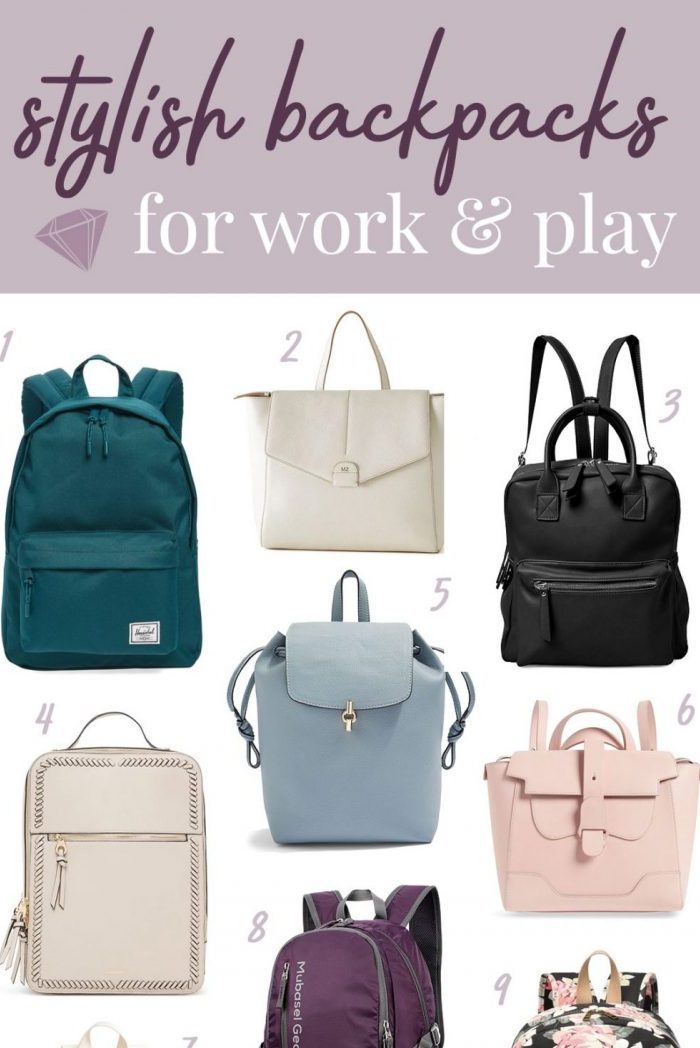 Stylish Backpacks for Work, School & Play