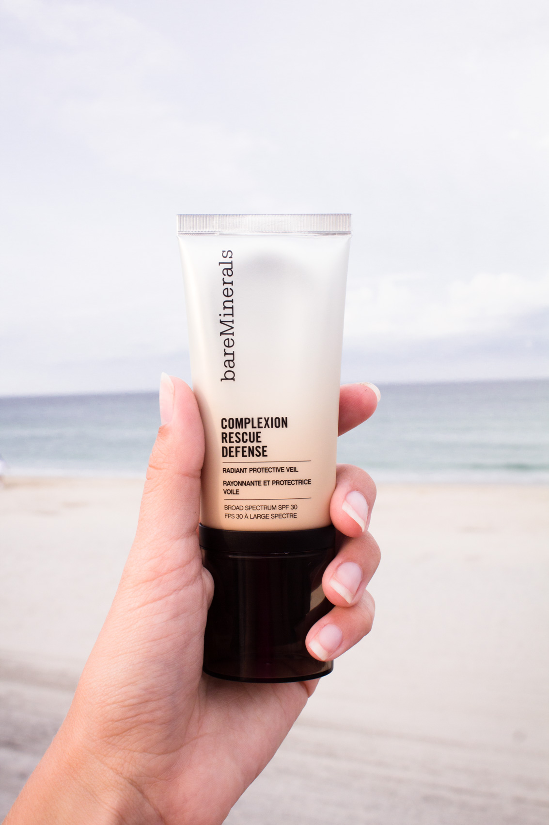 The Complexion Rescue Defense Radiant Protective Veil from BareMinerals is a lightweight lotion that acts as a hydrating veil to protect skin from indoor AND outdoor light damage. It uses sugar molecules to help block pollution particles (I always knew sugar was a good guy!), and cacao extract adds protection against the damaging effects of the blue light our screens give off. Plus, the pearly luster evens skin tone and adds a touch of radiance.