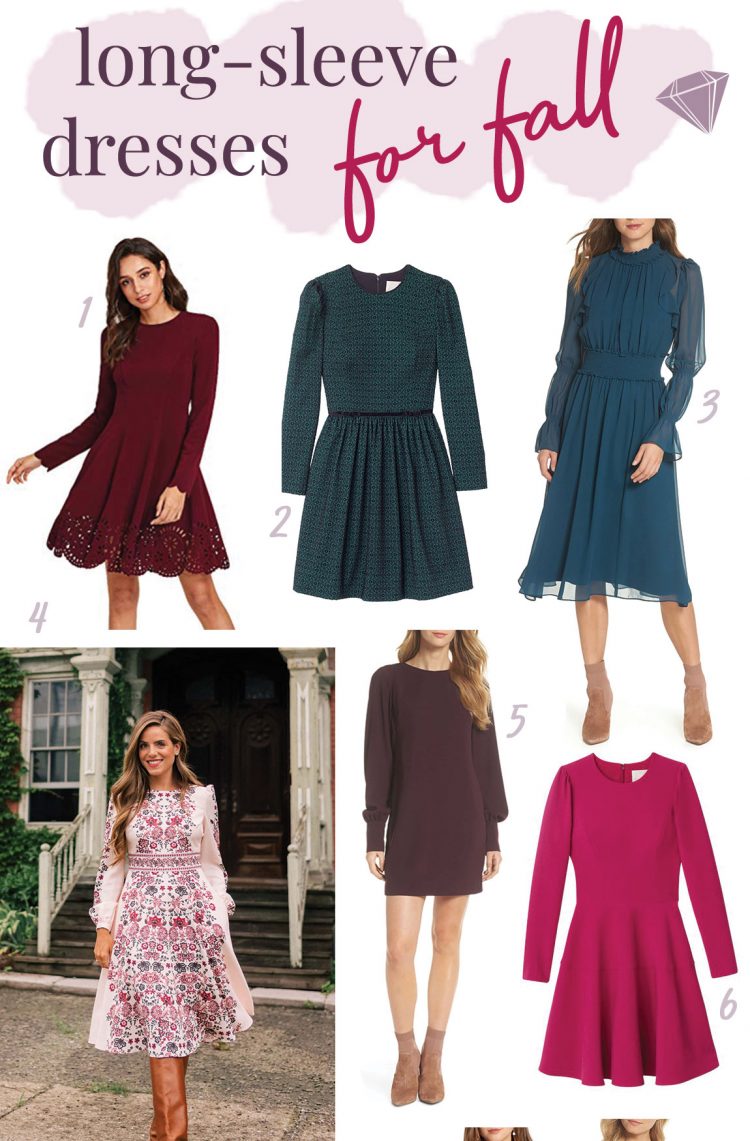 Style Blogger Allyn Lewis of The Gem Shares Cute Long Sleeve Dresses for Cooler Weather