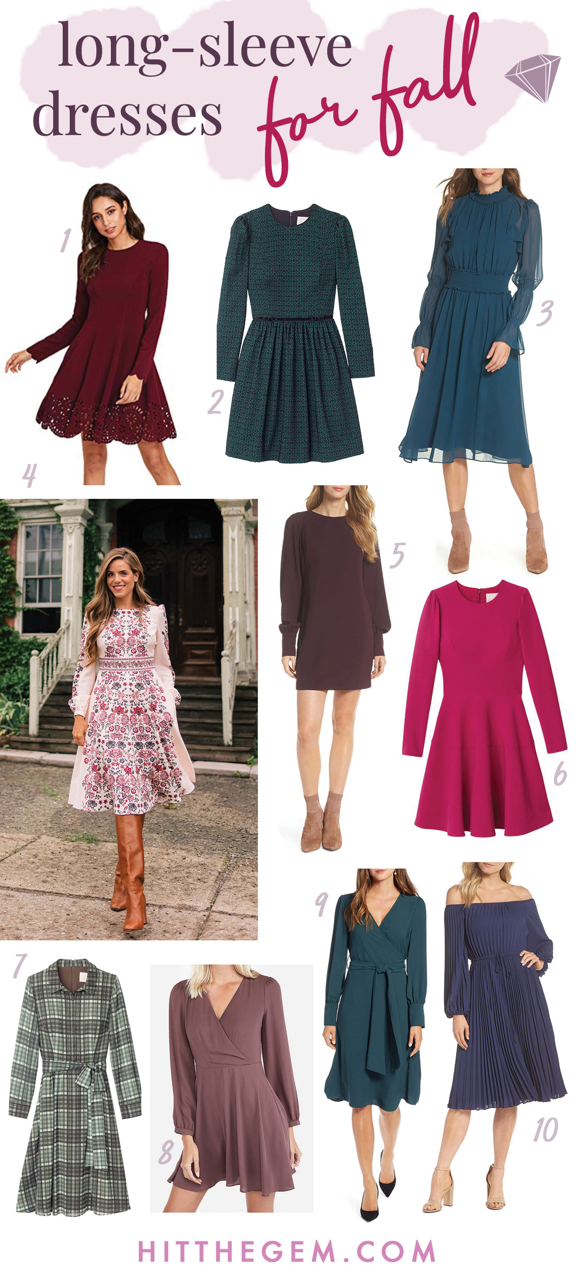Cute Long Sleeve Dresses for Cooler ...