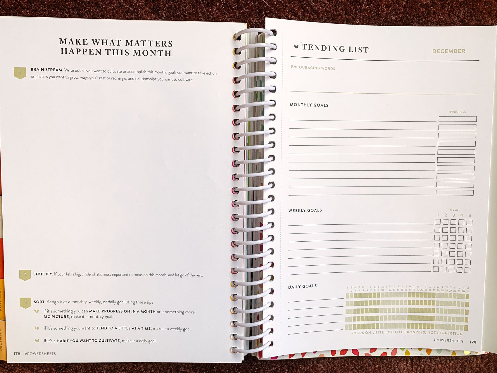 A review on the intentional goal planner, PowerSheets. Learn how to set meaningful goals that stick beyond the New Year by cultivating growth that matters.