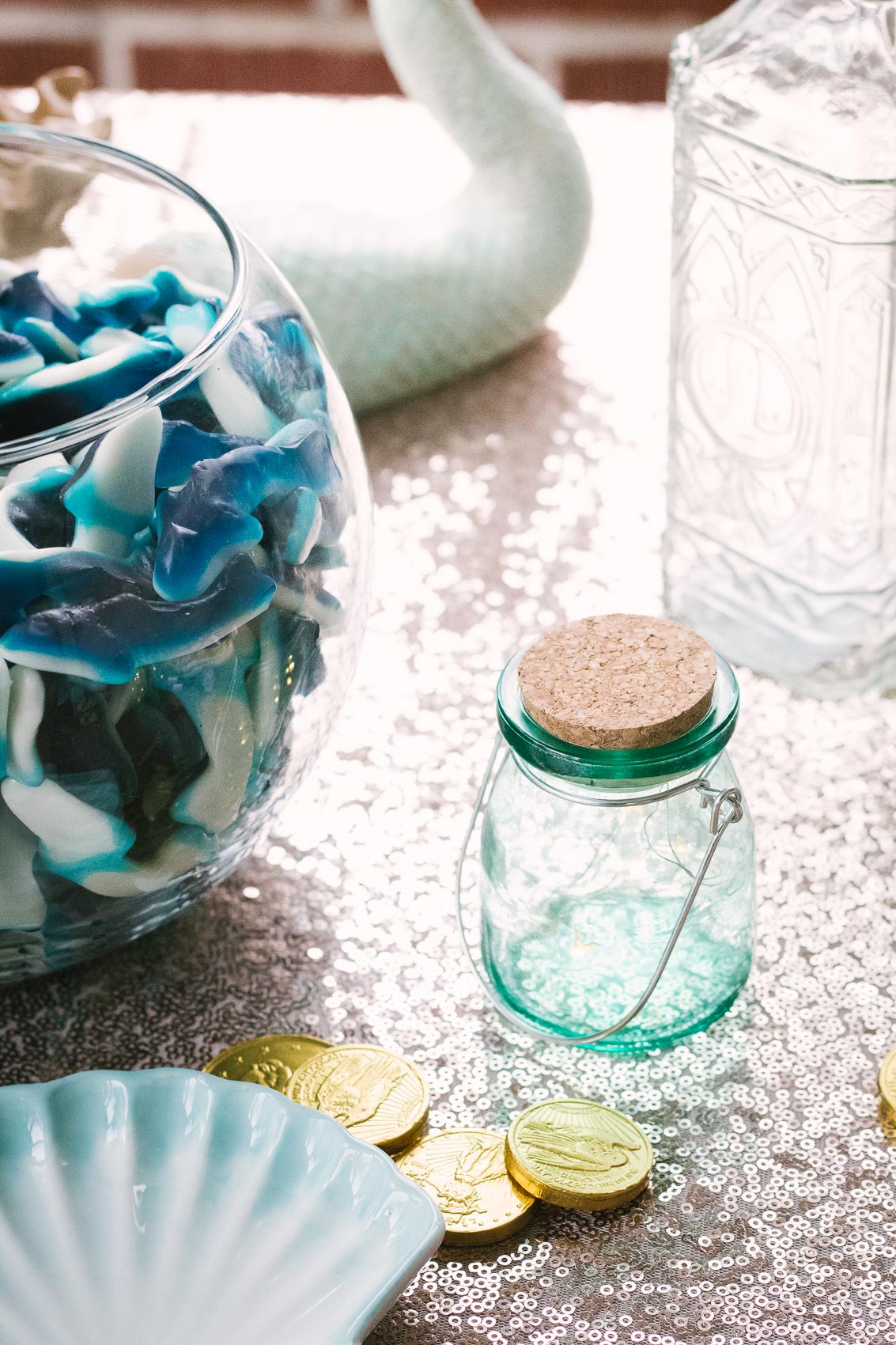 Mermaid themed candy table