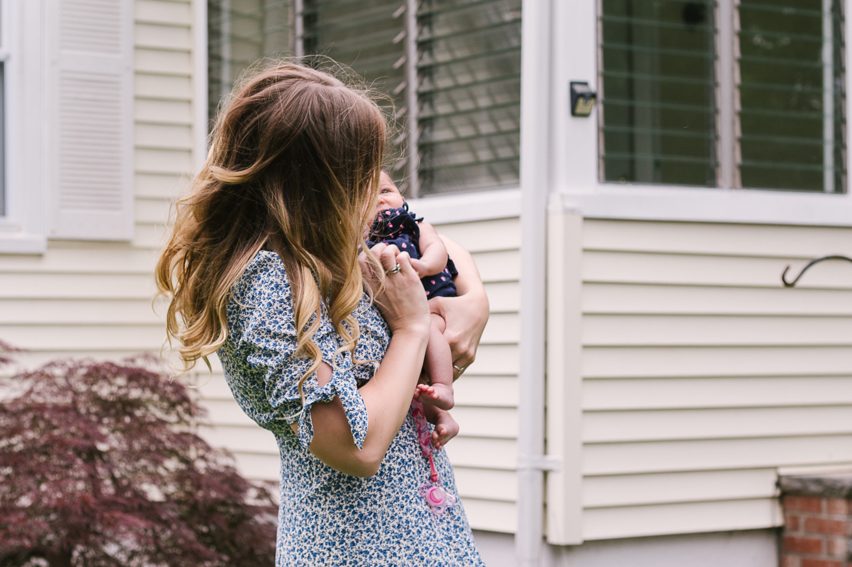 A weekend away in a Gal Meets Glam floral maxi dress