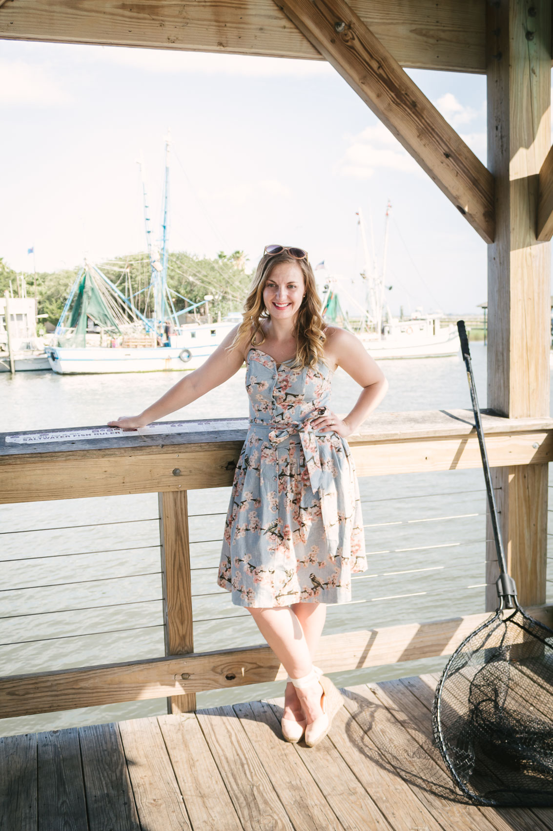 In a sweet cherry blossom print, the Gal Meets Glam Collection Daphne dress is a closet staple that can be styled for spring and summer outfits for years to come. 