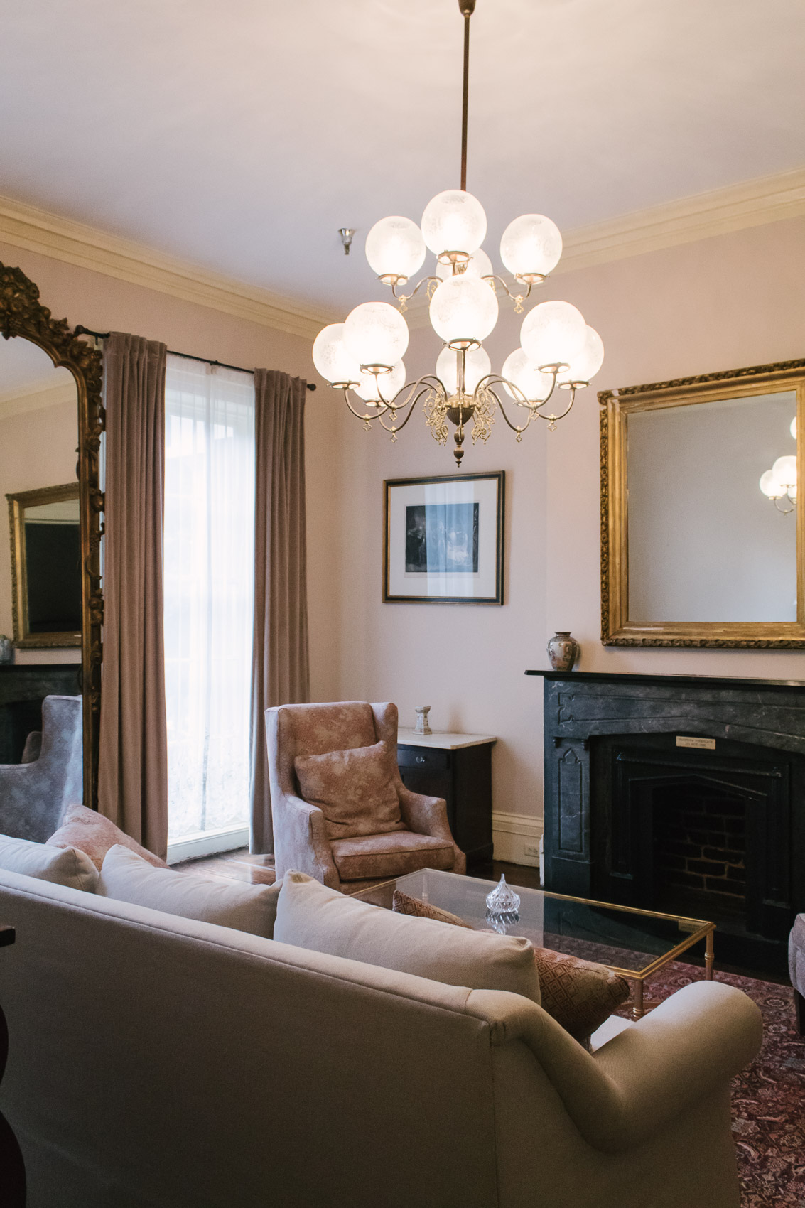 One of the historically inspired Parlour Suites at Linden Row Inn - a historical boutique hotel in Richmond, Virginia