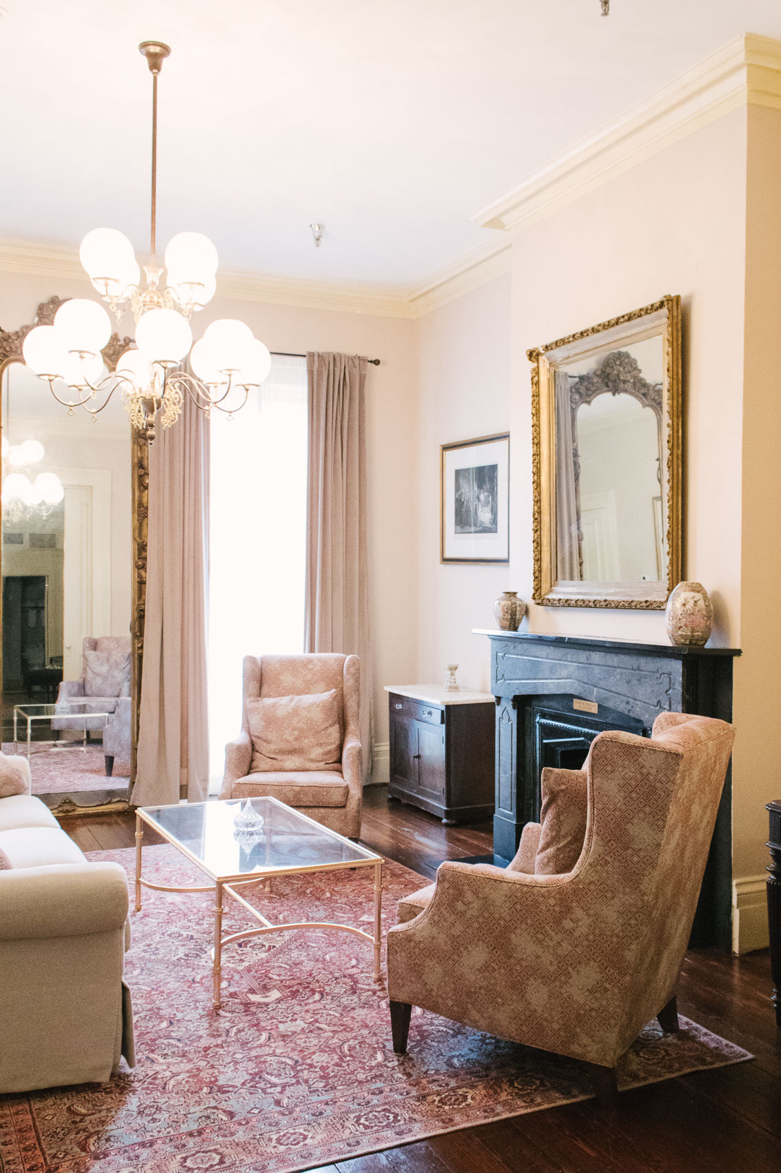 One of the historically inspired Parlour Suites at Linden Row Inn - a historical boutique hotel in Richmond, Virginia