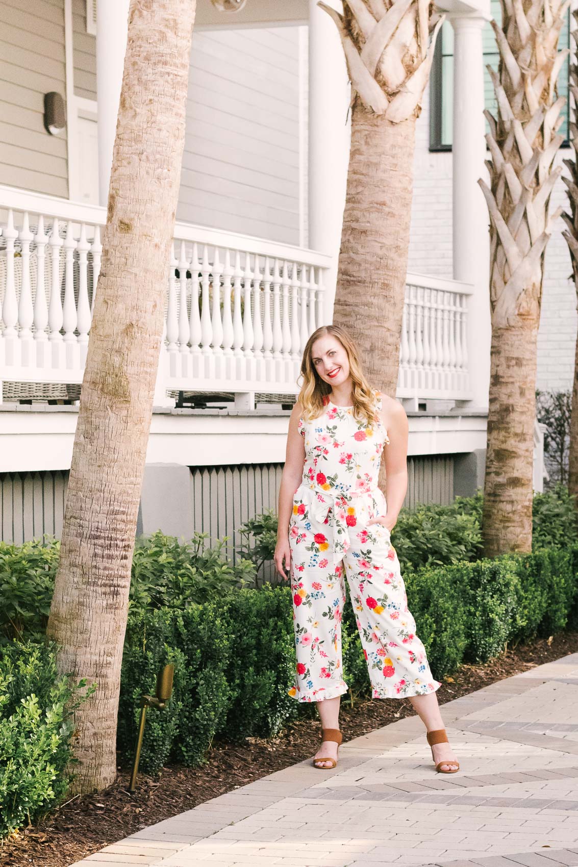 Gal Meets Glam Beverly Jumpsuit at Hotel Bella Grace in Charleston, SC