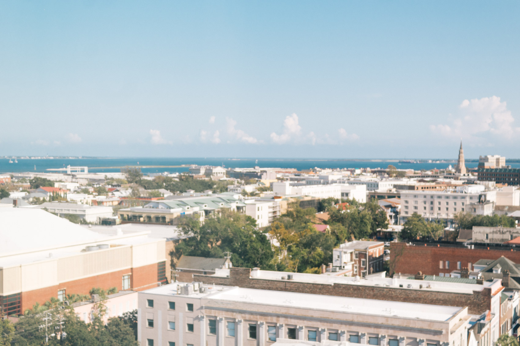 View of Charleston, SC from the Francis Marion Hotel