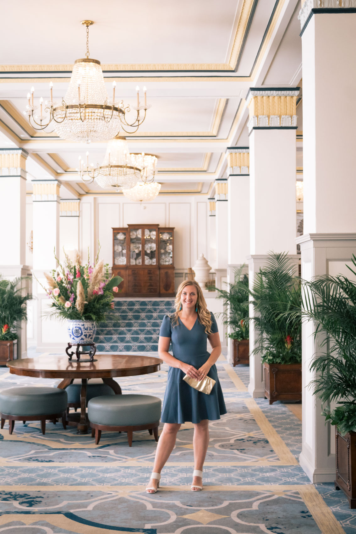 Wearing a Gal Meets Glam Dress at the Francis Marion Hotel | Charleston, SC