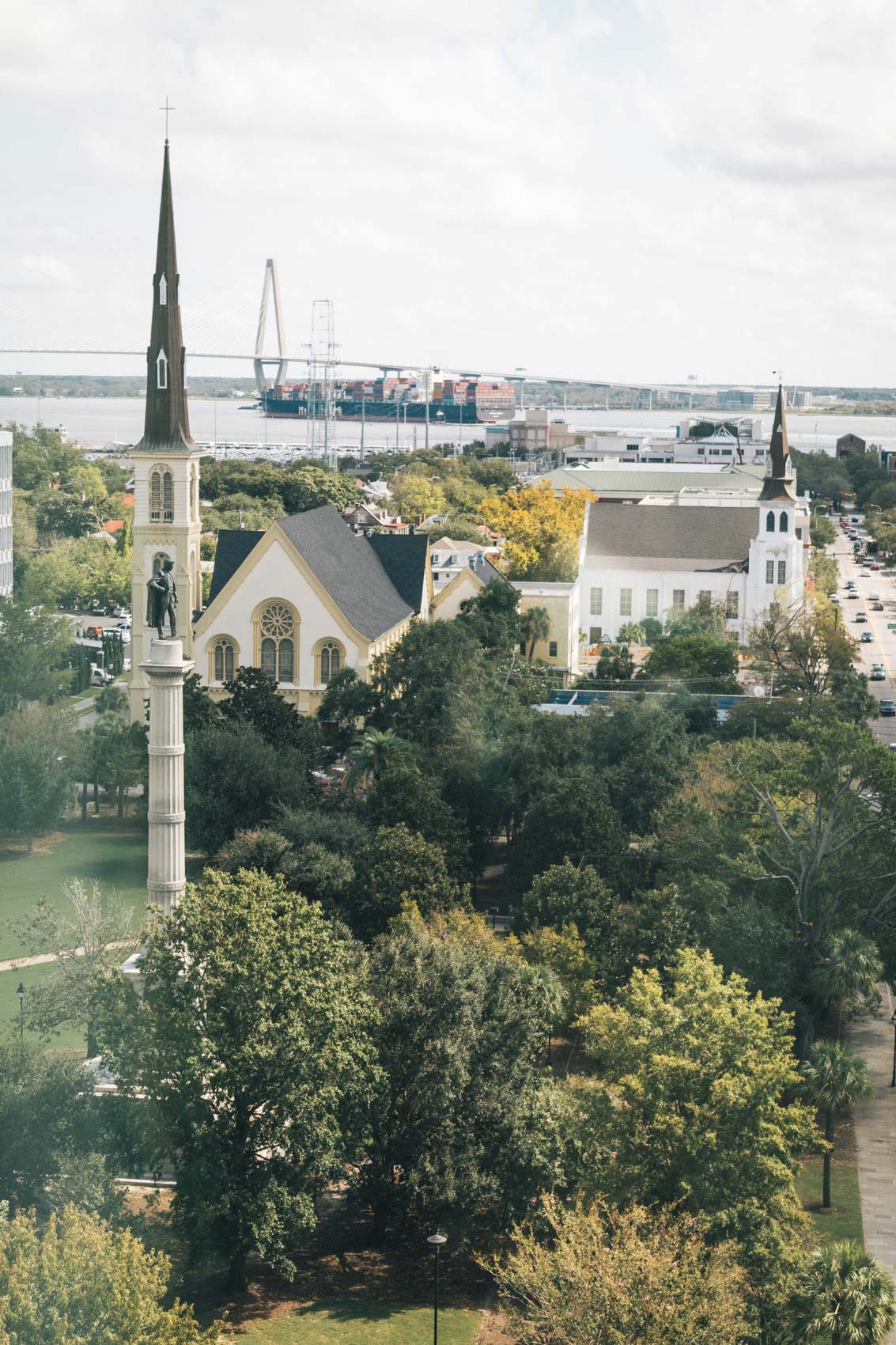 Spectacular views at the Francis Marion Hotel in Charleston, SC