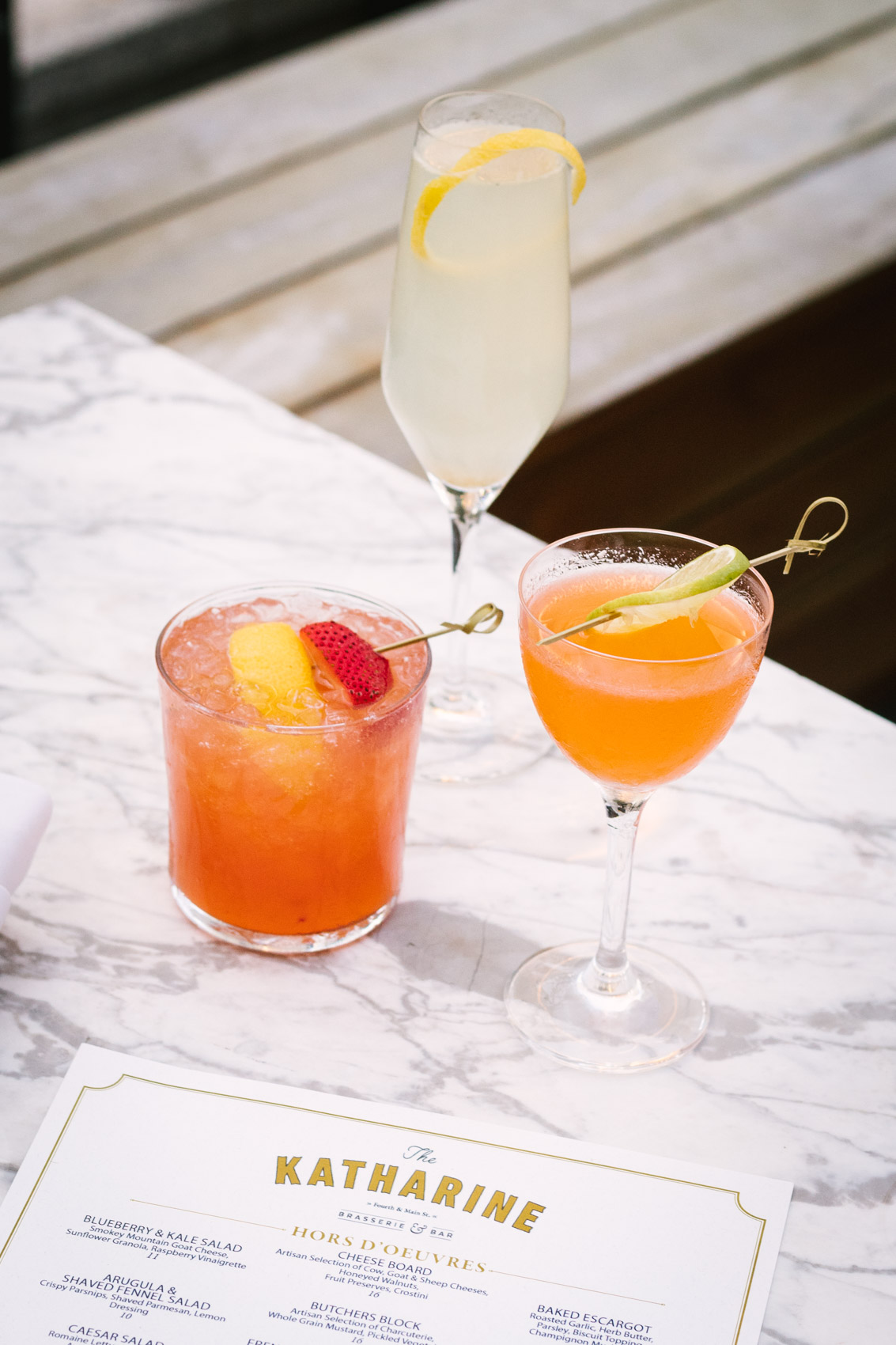 Cocktails at The Katherine | Kimpton Cardinal Hotel | Winston-Salem, North Carolina