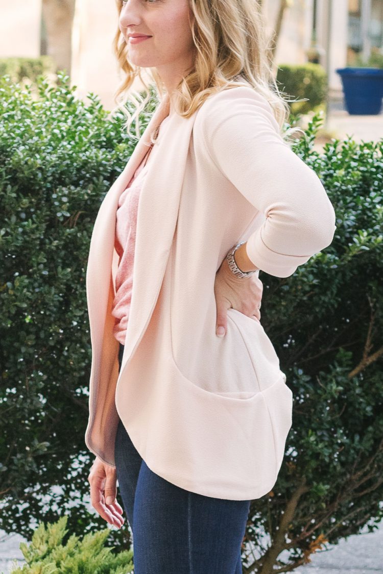A blazer comfortable enough to wear when working from home | work from home outfit, Stitch Fix blazer