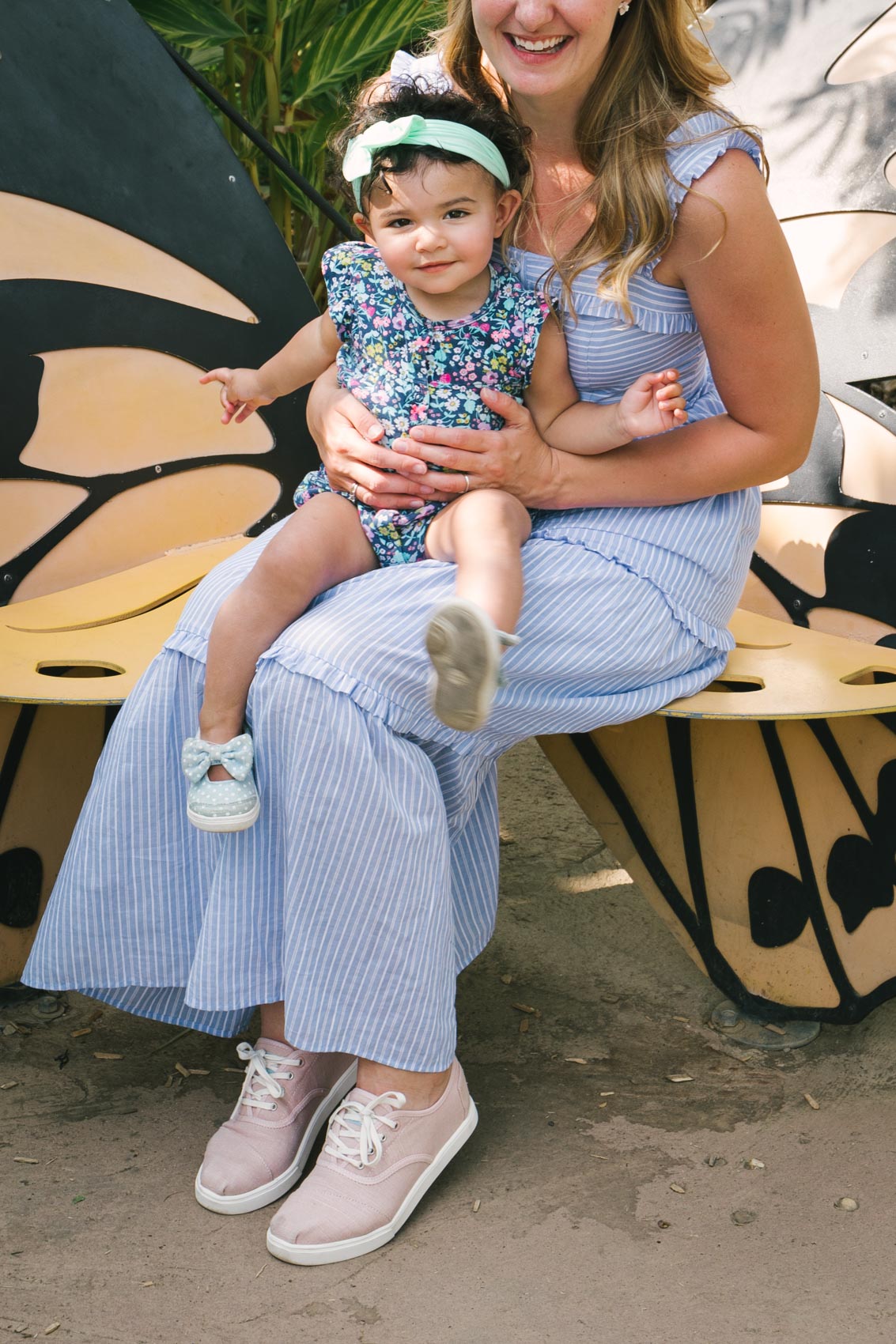 blue and white stripe gal meets glam courtney dress similar styles | dress with sneakers | striped maxi dress | #summeroutfit #summerdress #stripedmaxidress 