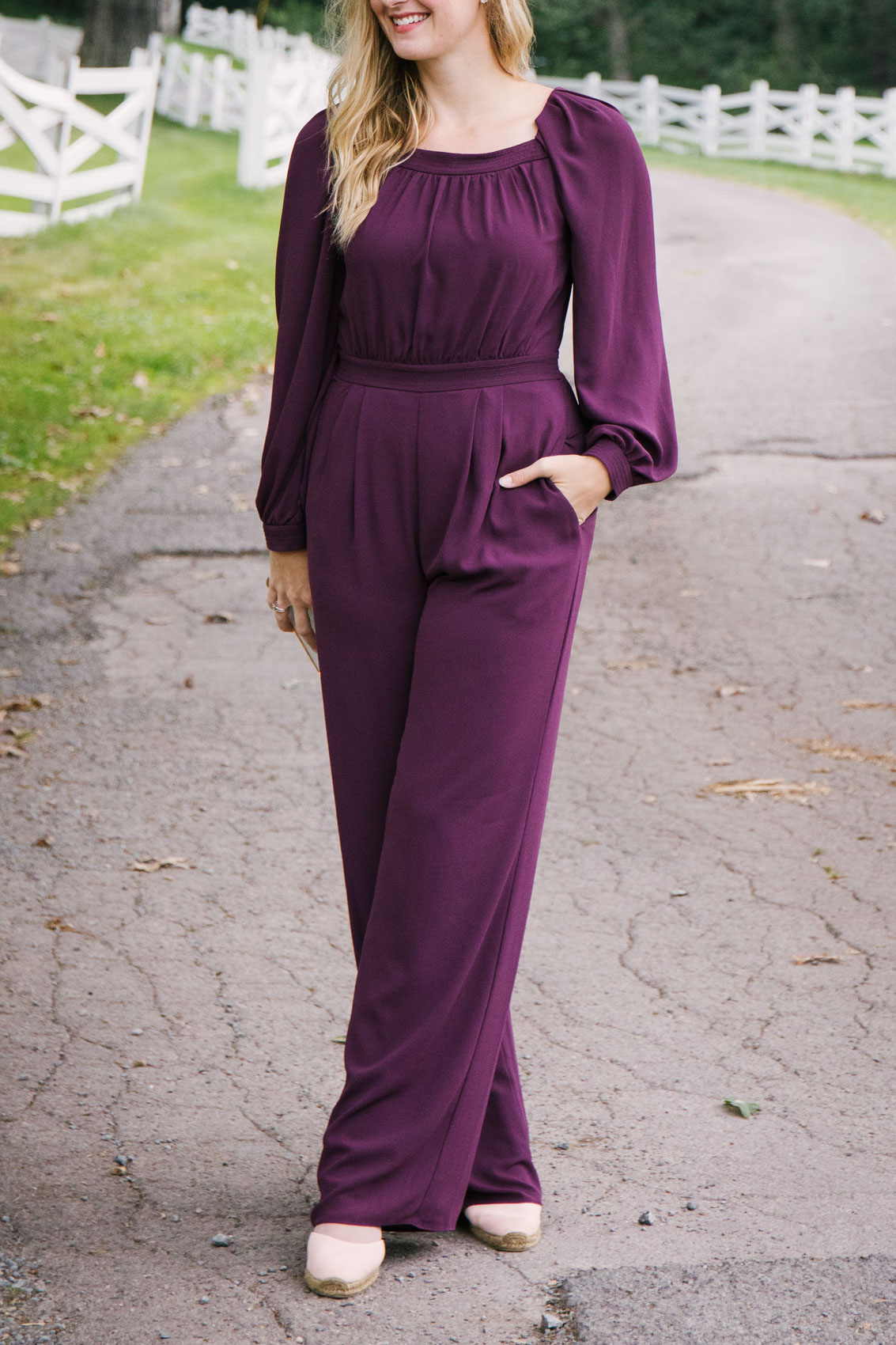 What Shoes To Wear With Jumpsuits Purple Jumpsuit Lr 2 Allyn Lewis