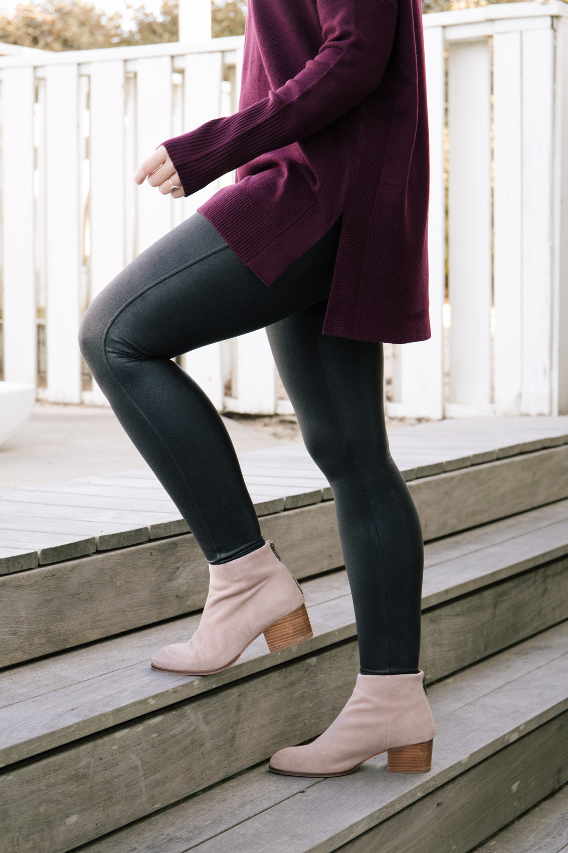The Faux Leather Leggings by Spanx – The Pretty Pink Rooster