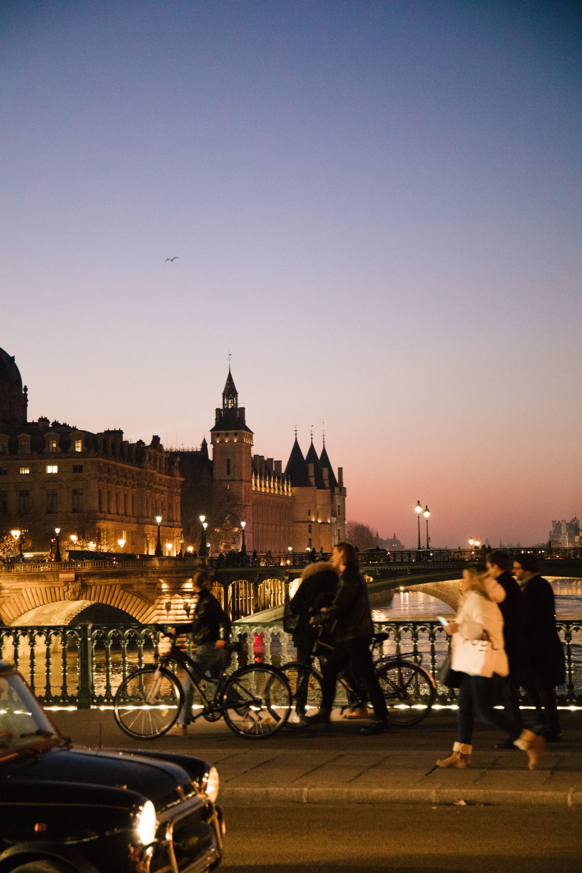 Sunset in Paris