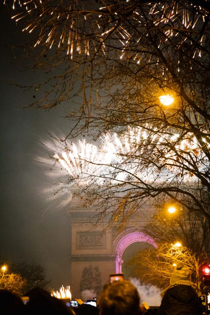 New Year’s in Paris, France