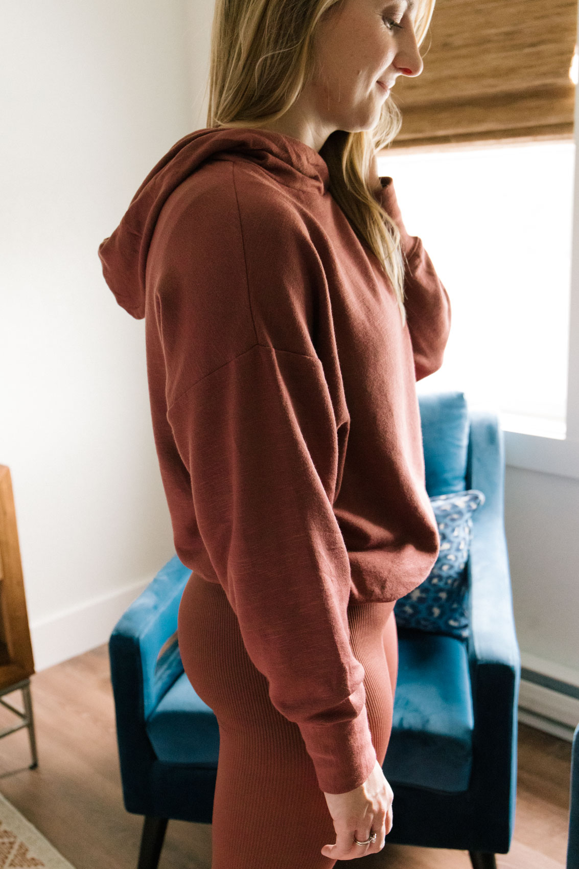 Bo Fabletics Hoodie | cozy athleisure outfit
