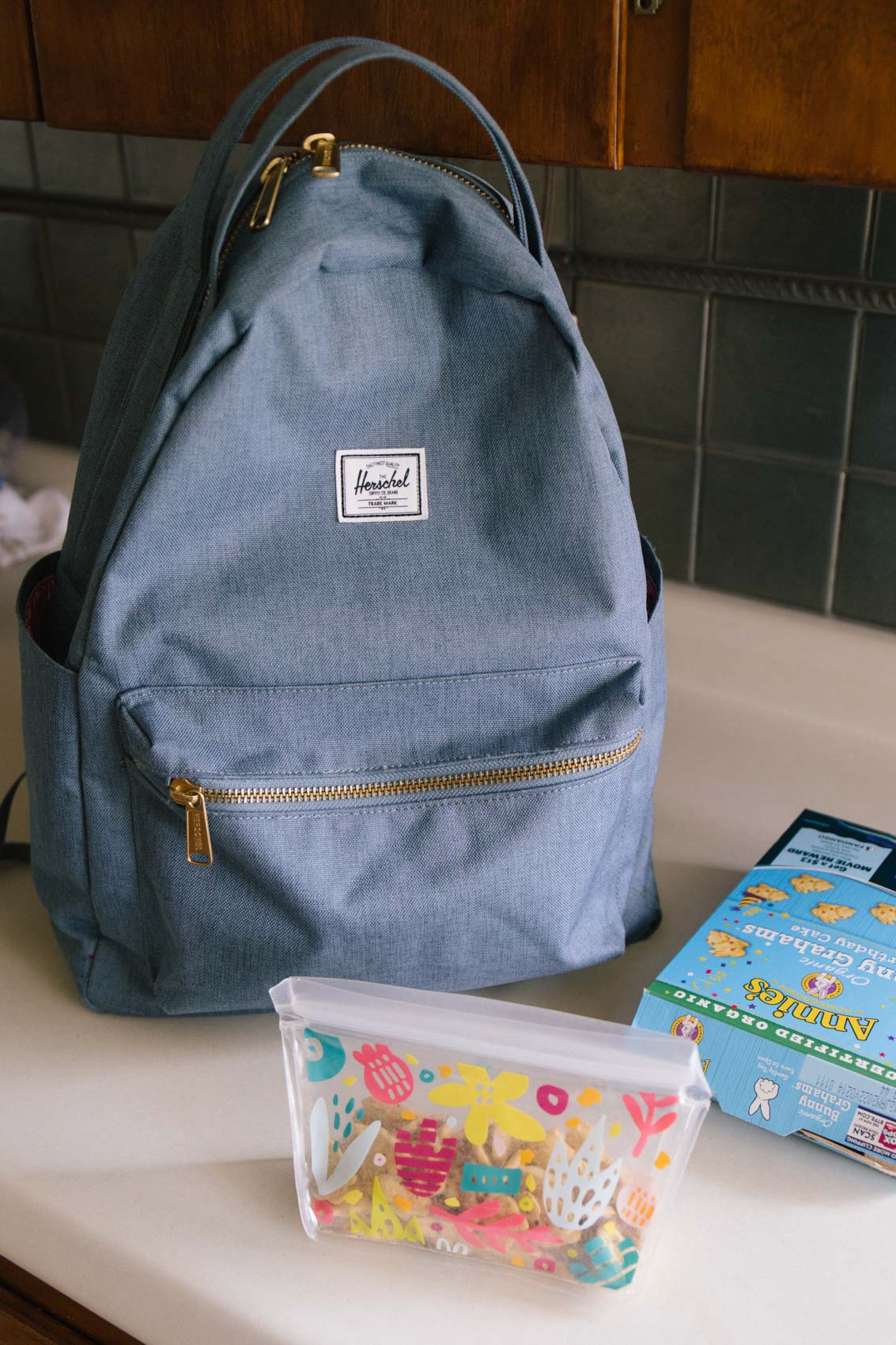 Blue Herschel Supply Co backpack