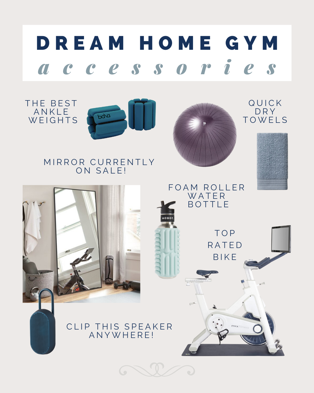 Create your dream home gym on a budget by starting with these workout equipment accessories and essentials. 